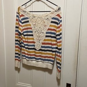 Crochet knit back